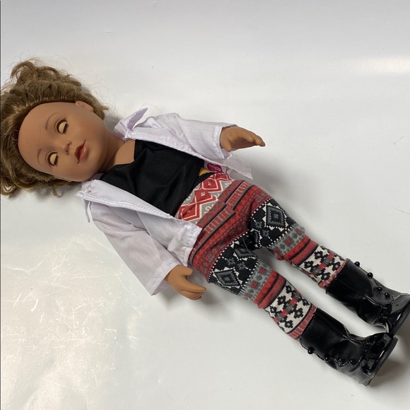 Adora 18” doll with many accessories used but good shape. Ice skate luggage etc - Picture 2 of 15